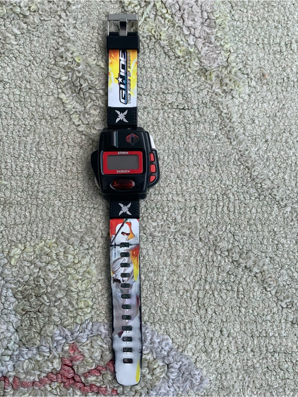 Vintage 2009 G.I. Joe: The Rise of Cobra Storm Shadow Digital Wristwatch